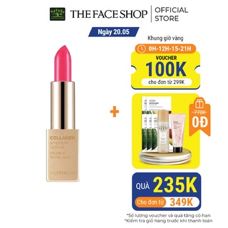 Son Thỏi TheFaceShop Collagen Ampoule Lipstick 3.5G