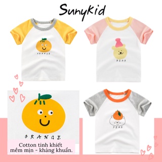 Áo thun bé gái 27Home áo cotton bé gái AP004 in hình dễ thương cho bé từ 2 đến 10 tuổi