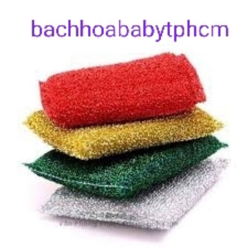 Miếng cước xốp rửa chén bát chùi nồi ( 1 miếng )