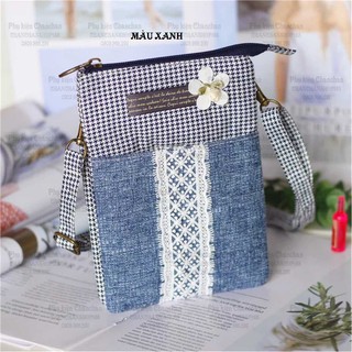 Túi điện thoại HOA TRẮNG 5 ngăn 109k