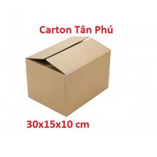 30x15x10 cm ♥️ FREESHIP ♥️ Giảm 10K Khi Nhập [BAOBITP1] - 1 Thùng hộp carton giảm giá TP1