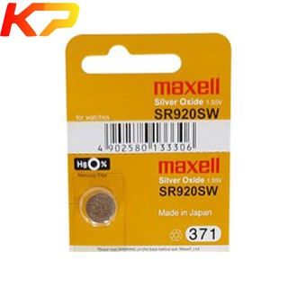 pin đồng hồ sr920sw sr920 371 maxell chính hãng.
