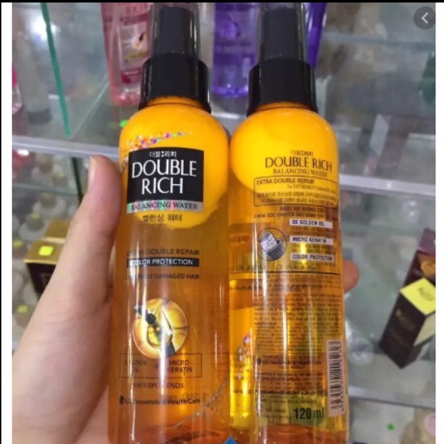 Nước Xịt dưỡng tóc Double Rich