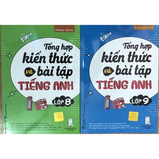 Sách - Combo Tổng Hợp Kiến Thức Và Bài Tập Tiếng Anh (Lớp 8 + Lớp 9)