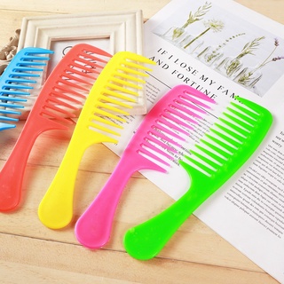 [Bán Buôn]Lược Nhựa To Chải Tóc Răng Thưa Tiện Lợi Gỡ Tóc Xoăn Tóc Rối