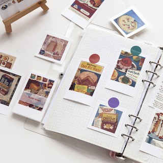 Set Ảnh Polaroid Trang Trí Nhiều Chủ Đề Kèm Sticker Chấm Tròn Trang Trí Bullet Journal/ Góc Học Tập/ Điện Thoại