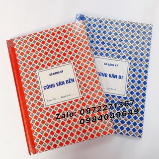 Sổ công văn đến - Công văn đi 160 trang MS - 6034