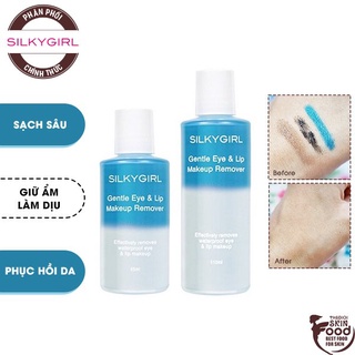 Nước Tẩy Trang Dành Cho Mắt, Môi Silkygirl Gentle Eye &amp; Lip Makeup Remover