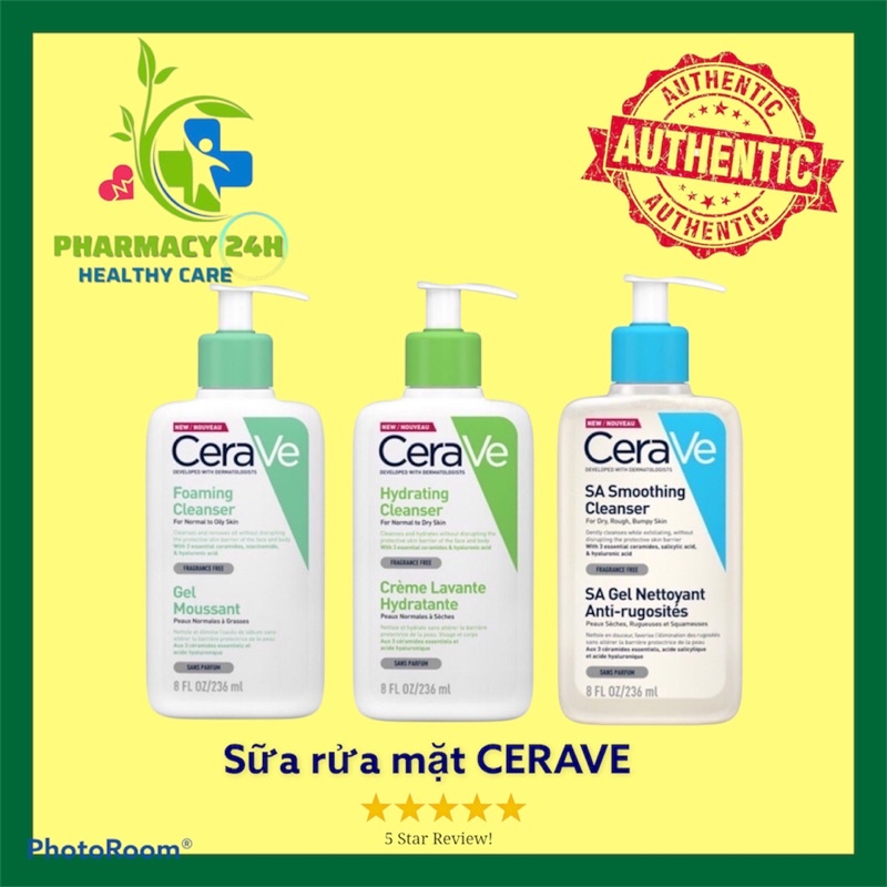 [CHUẨN AUTH] SỮA RỬA MẶT CERAVE 236ml