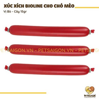 [CHÍNH HÃNG] XÚC XÍCH BIOLINE CHO CHÓ MÈO - Cây Lẻ