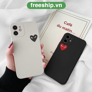 Ốp Iphone cặp đôi trái tim ⚡𝐅𝐑𝐄𝐄 𝐒𝐇𝐈𝐏⚡ốp lưng iphone vuông 6S 6 7 plus 8 X XS Max XR 11 Pro max 12 13promax