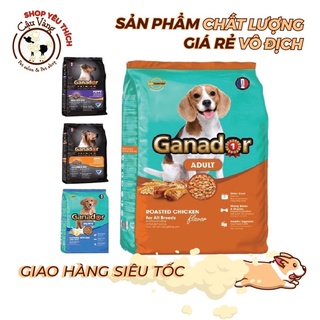 SIÊU RẺ Thức Ăn Hạt Khô Ganador Cho Chó Con, Chó Lớn túi 3kg - Cậu Vàng Pet Shop