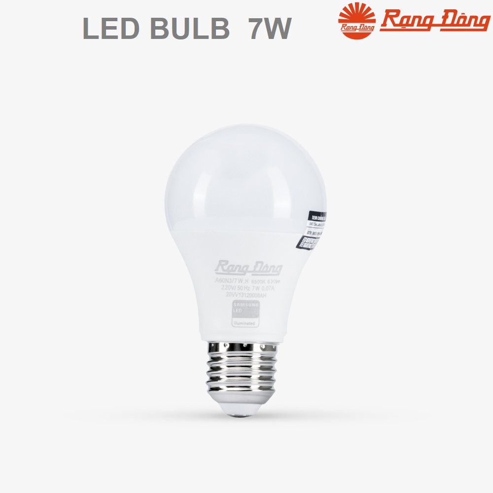 Bóng đèn led tròn 7W Rạng Đông