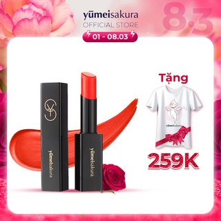Son Siêu Dưỡng Khóa Màu Cam Bí Ngô - YMS03 - Dòng Collagen Boosting Yumeisakura