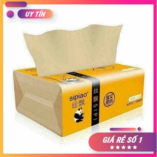 Giấy ăn gấu trúc Sipiao siêu dai siêu mịn 300 tờ