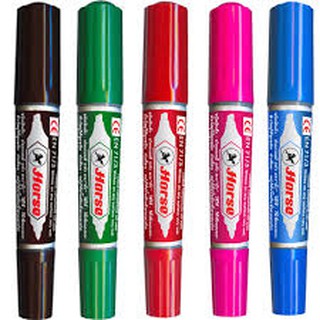 [Mã LIFEB04ALL giảm 10% tối đa 15K đơn 0Đ] Bút lông dầu 2 đầu 1 màu Horse