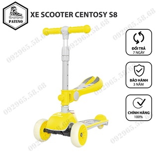 Xe scooter cho bé ,Xe scooter có ghế ngồi cho bé Centosy S8 dễ dàng gập gọn phù hợp bé trên 3 tuổi - PATINO