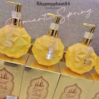 Sữa Tắm Hương Nước Hoa Dubai Gold Lady  Dưỡng Trắng Da Toàn Thân 400ml