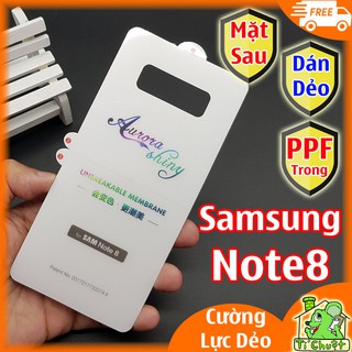 [Mặt Sau] Dán PPF Samsung Note 8 Cường Lực Dẻo Trong Suốt