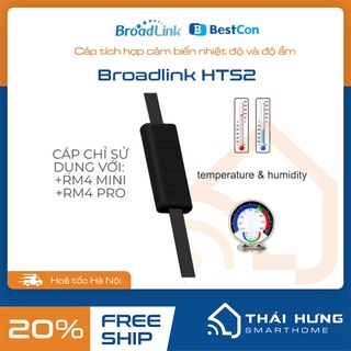 Cáp tích hợp cảm biến nhiệt độ và độ ẩm cho Broadlink - Bestcon Rm4 Mini và Rm4 Pro, Broadlink HTS2
