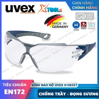 Kính bảo hộ UVEX PHEOS CX2 9198257 kính chống bụi, chống hơi nước trầy xước vượt trội, ngăn chặn tia UV, mắt kính đi xe