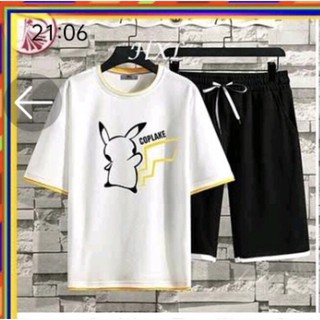 Đồ thể thao nam ,bồ đồ mặc ở nhà in hình PIKACHU phong cách trẻ trung