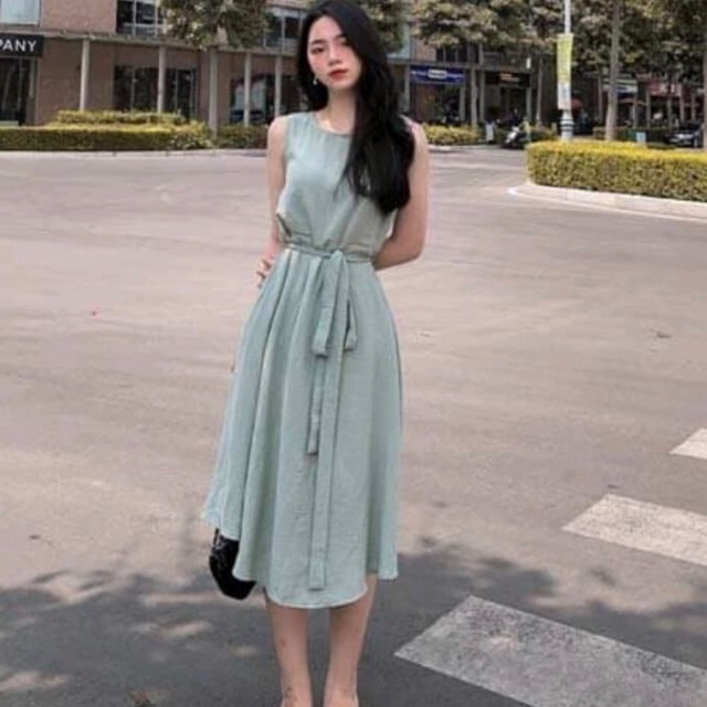 Đầm thắt nơ