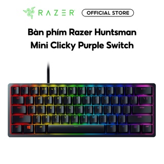 Bàn Phím Cơ Razer Huntsman Mini | Clicky Purple Switch | Linear Red Switch | Type C | Led Razer Chroma RGB