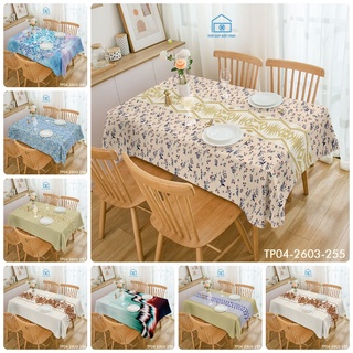Khăn trải bàn vintage cao cấp, khăn trải bàn phòng khách phong cách Bắc Âu sang trọng, phông nền chụp ảnh, picnic..