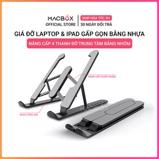 Giá đỡ LAPTOP, MACBOOK, IPAD bằng Nhựa - Đế tản nhiệt kê laptop có thể điều chỉnh được độ cao