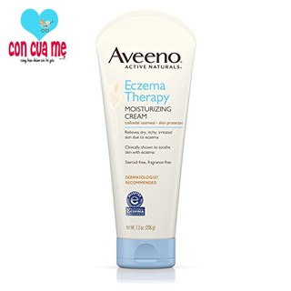 (HSD 03-2023) Kem dưỡng ẩm, kem chàm sơ sinh Aveeno Eczema Therapy 141g &amp; 206g