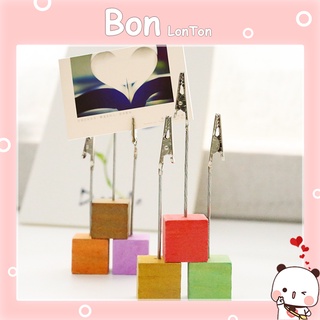 Kẹp gỗ, kẹp gắn ảnh đế gỗ decor, trang trí để bàn, treo postcard, stiker, thiệp hoa khô