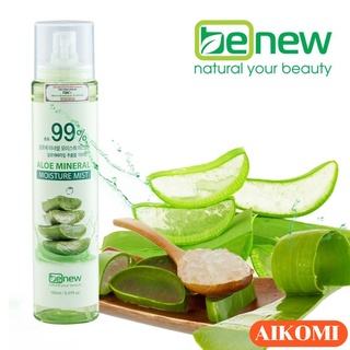 Xịt khoáng Dưỡng Da Benew lô hội 150ml Cân bằng pH, dưỡng ẩm cho da, làm sạch và làm dịu da