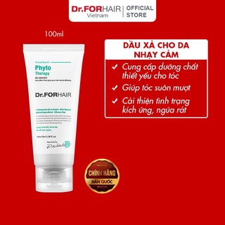 Dầu xả chiết xuất thực vật, an toàn và dịu nhẹ CHO DA NHẠY CẢMDr.FORHAIR Hàn Quốc Phyto Therapy Treament 100ml