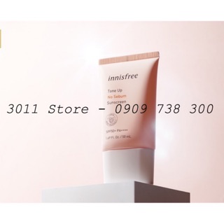 Kem chống nắng Innisfree Tone Up No Sebum Suncreen SPF50+ PA++++
