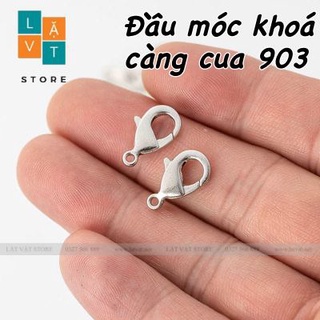 (20 cái)Đầu móc khoá càng cua làm phụ kiện trang sức giả đồng 903 DIY