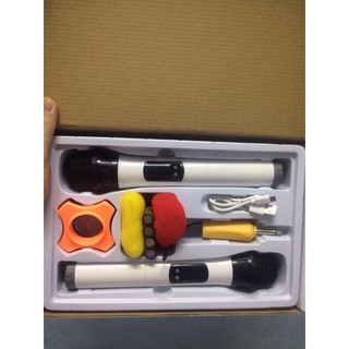 Micro karaoke Không dây VOVI V5 (2 micro)