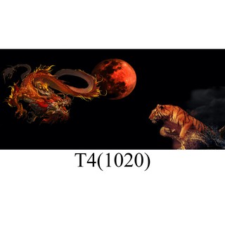Tranh dán hồ cá 3d , hồ cá rồng , la hán , cá dĩa …
