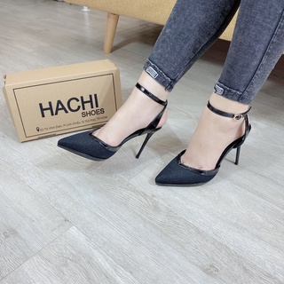 Giày cao gót bít kímsa gót cao 11cm hàng QC fulbox 9930-5