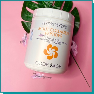 [TEM CHÍNH HÃNG CODEAGE] Bột Collagen Tổng Hợp Giúp Trẻ Hóa Da Code Age Hydrolyzed Multi Collagen Protein Powder 567g