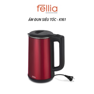 [Mã ELHADEV giảm 4% đơn 300K] Ấm đun siêu tốc Fellia K161 cách nhiệt 3 lớp 1.8L (Quà tặng dành cho Nồi chiên Cosori)