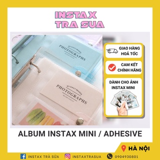 ALBUM INSTAX MINI (100 ẢNH) &amp; ADHESIVE (DÁN ẢNH) - BLING BLING