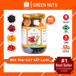 HŨ MIX TRÁI CÂY SẤY LẠNH 400g_ Hũ 4 quả mọng tự nhiên, giàu dinh dưỡng (Mix Happy Mom)