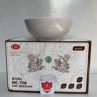 Tô gốm sứ Minh Long, Minh Châu cao cấp viền vàng đường kính 15cm - Qùa Khuyến Mãi Vinamilk