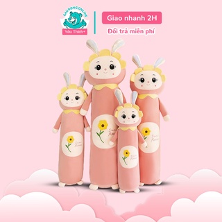 Gối Ôm Thỏ Hoa Cho Bé Mềm Mịn Dễ Thương Gấu Bông Online