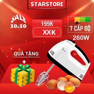 Máy Đánh Trứng Cầm Tay Scarlet 7 Tốc Độ Công Suất 180W Thế Hệ Mới
