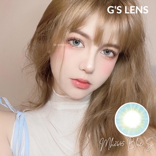 Kính Áp Tròng MH2645 Blue Siêu Tây Giãn Ít Size S Có 0-6 Độ Cận (Lens Xanh Dương)
