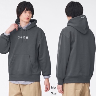 Áo nỉ nam lót lông có mũ Hoodies dòng Demo Slayer 1 của GU - Nhật