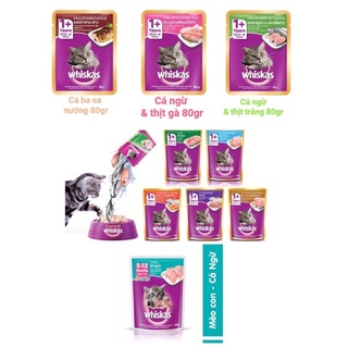 Pate gói Whiskas cho mèo 80g