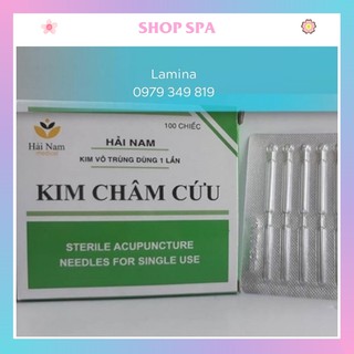 Kim châm cứu dùng trong máy đốt mụn ruồi mụn thịt hộp 100 chiếc